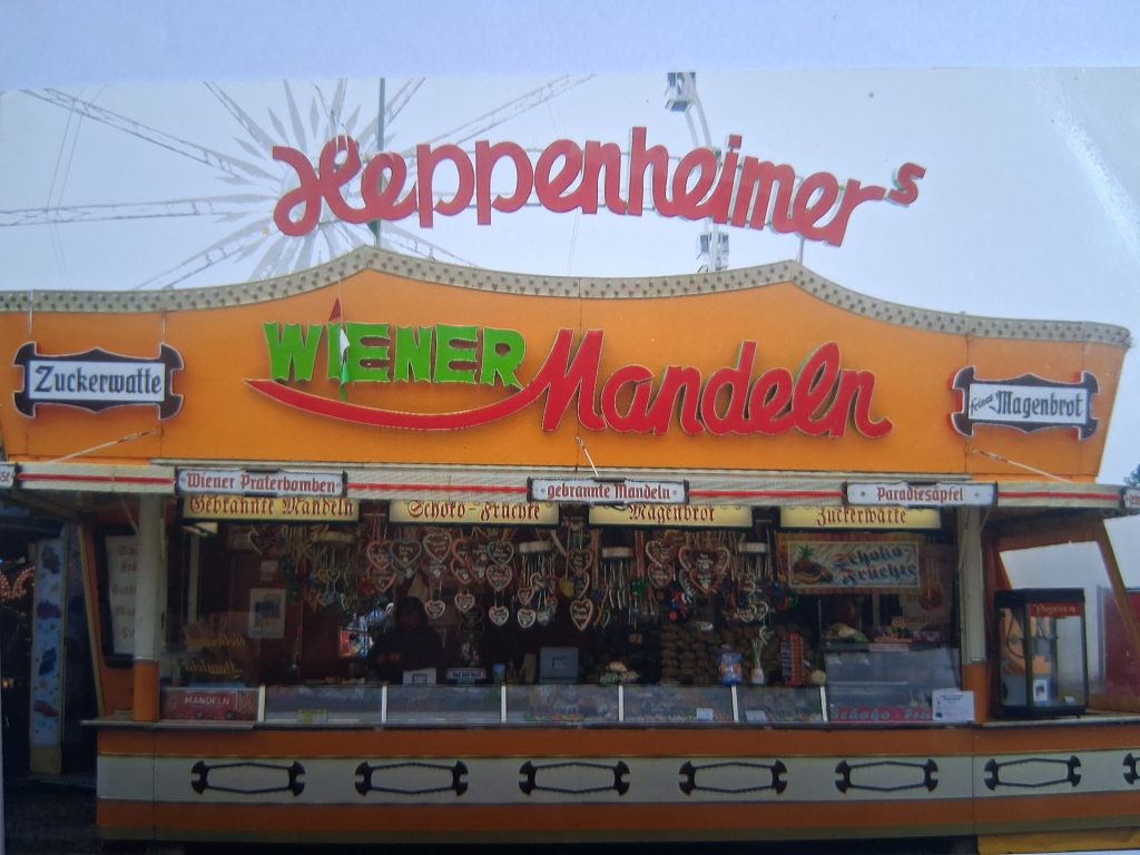 Essensstand auf Jahrmarkt